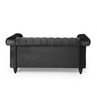 Seat Black Velvet 2 Seat
