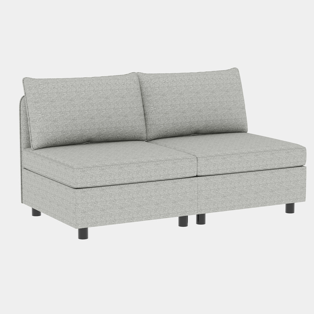 Modular Sectional Sofa, Convertible Sofa Seat With Storage, Sets Including Three Seater Sofa & Couches,Loveseat And Single Chair 1 2 3 Seat For Living Room Grey Fabric 6 Seat