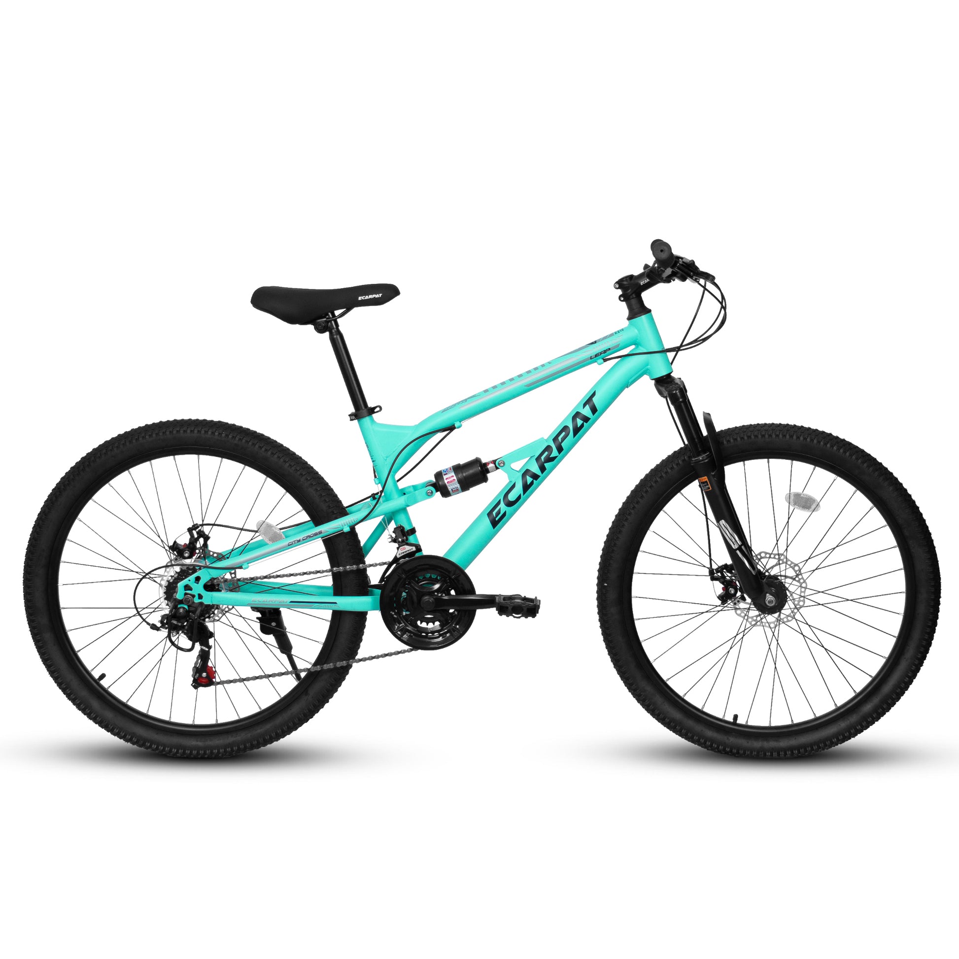 A26207 26 Inch Aluminum Frame Shock Fork Plus Shock Absorber 21 Speed Unisex Mountain Bike Blue Without Wear Resistant Garden & Outdoor Sporty Multifunctional Steel