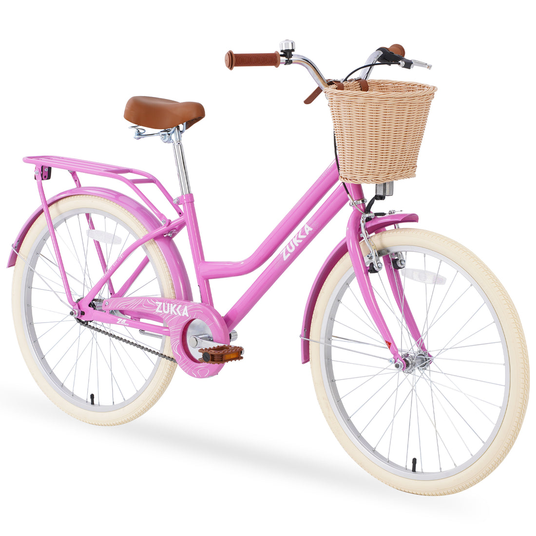 Steel Frame,Multiple Colors, For 10 Years Old Girls Bike,24 Inch Wheel Cycling Pink Garden & Outdoor Steel