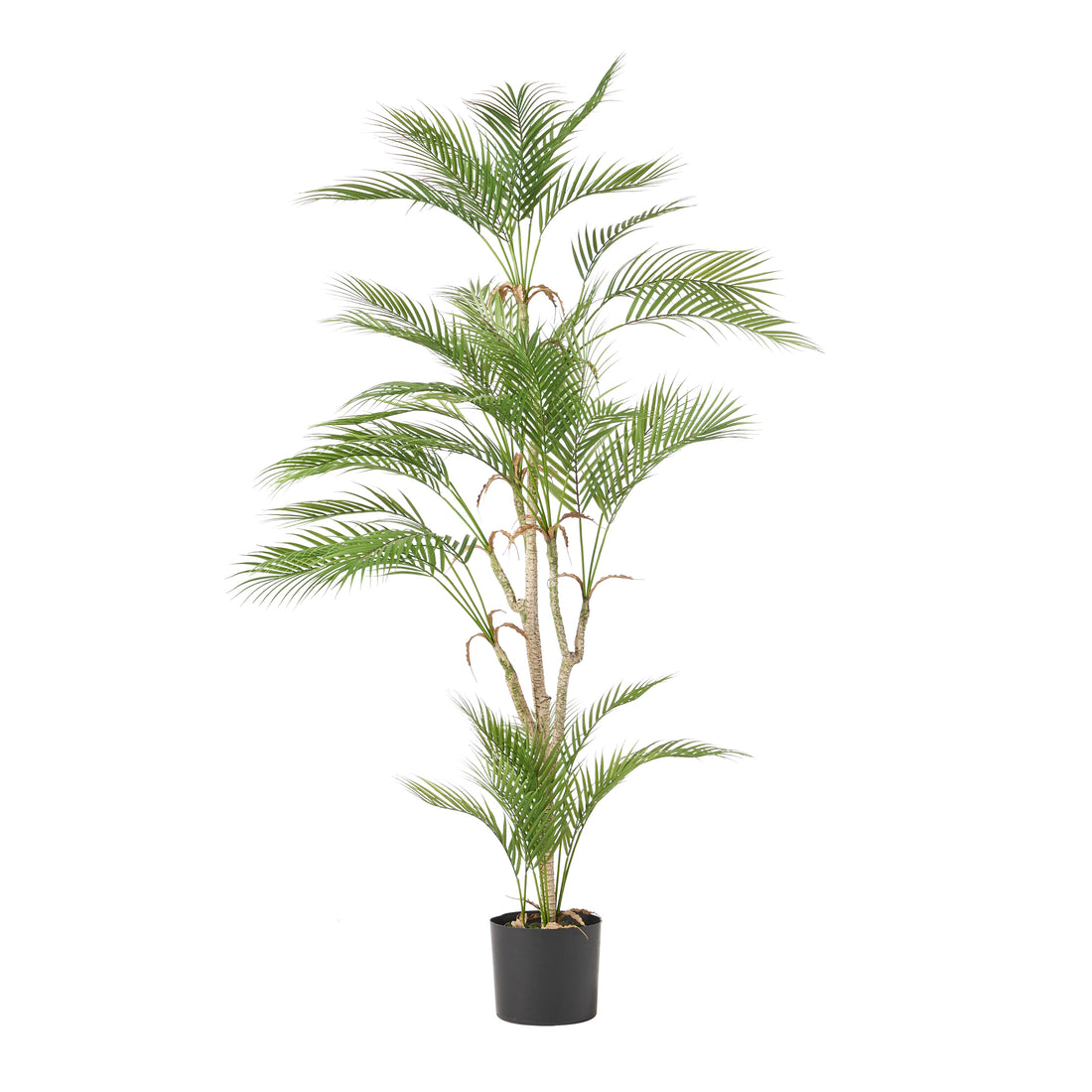 120Cm Artificial Palm Tree Green Iron Plastic