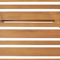 Lahaina Wood Foldable Chaise Lounge Brown Wood