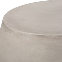 Edmonton Side Table Light Grey Magnesium Oxide