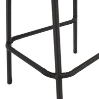 Outdoors Dark Brown Wicker Barstools Set Of 2 Dark Brown Garden & Outdoor Wicker