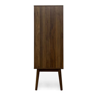 Disa 4 Drawer Chest Walnut Mdf