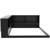 Metal Full Size Daybed With Storage Cabinets And Usb Ports, Black Full Black Metal