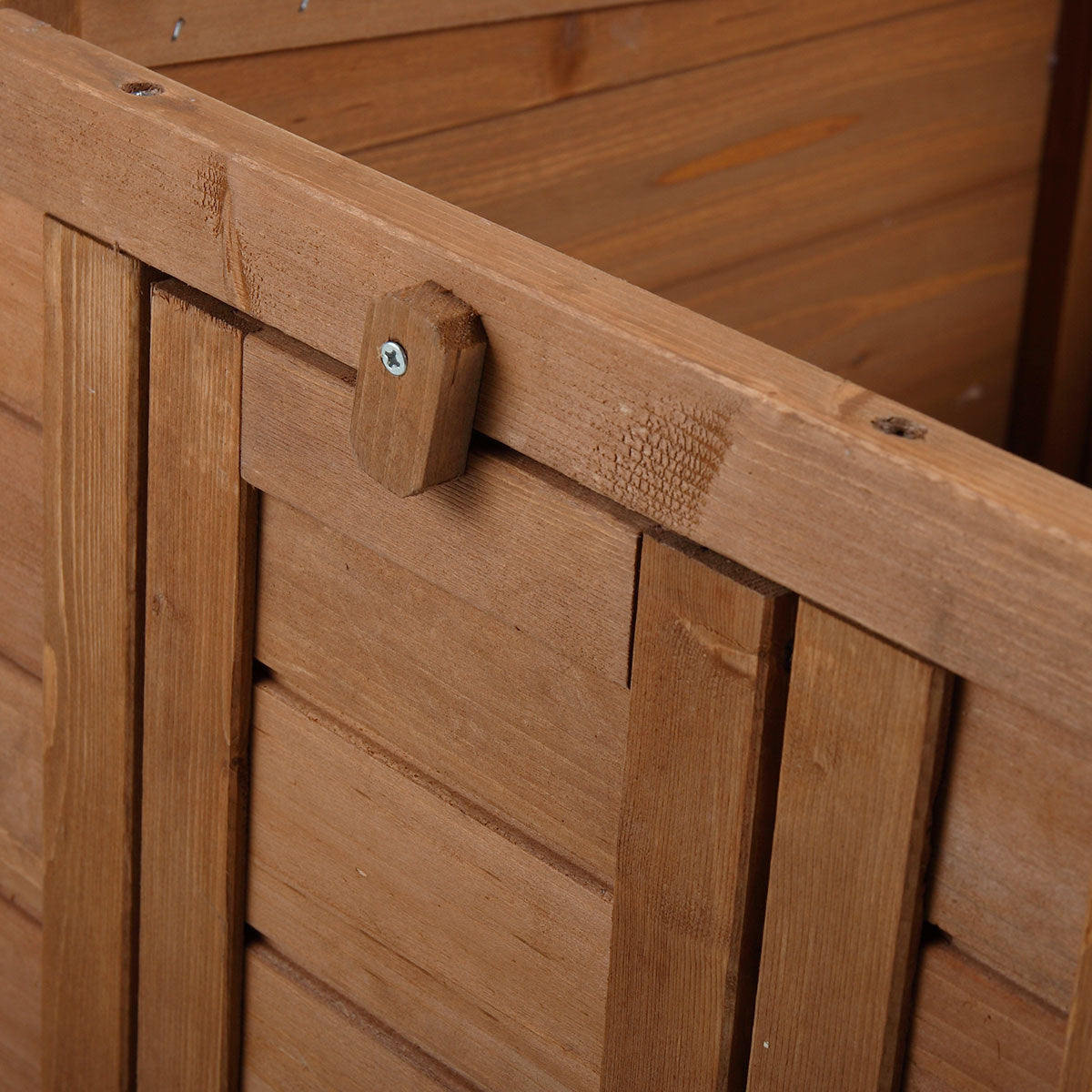 Modern Wooden Rabbit Cat Dog Hutch, Indoor Outdoor Retreat House With Openable Roof For Small Pets, Weatherproof, Bright Yellow Bright Yellow Wood