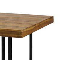 Noah Dining Table Teak Black Acacia Wood