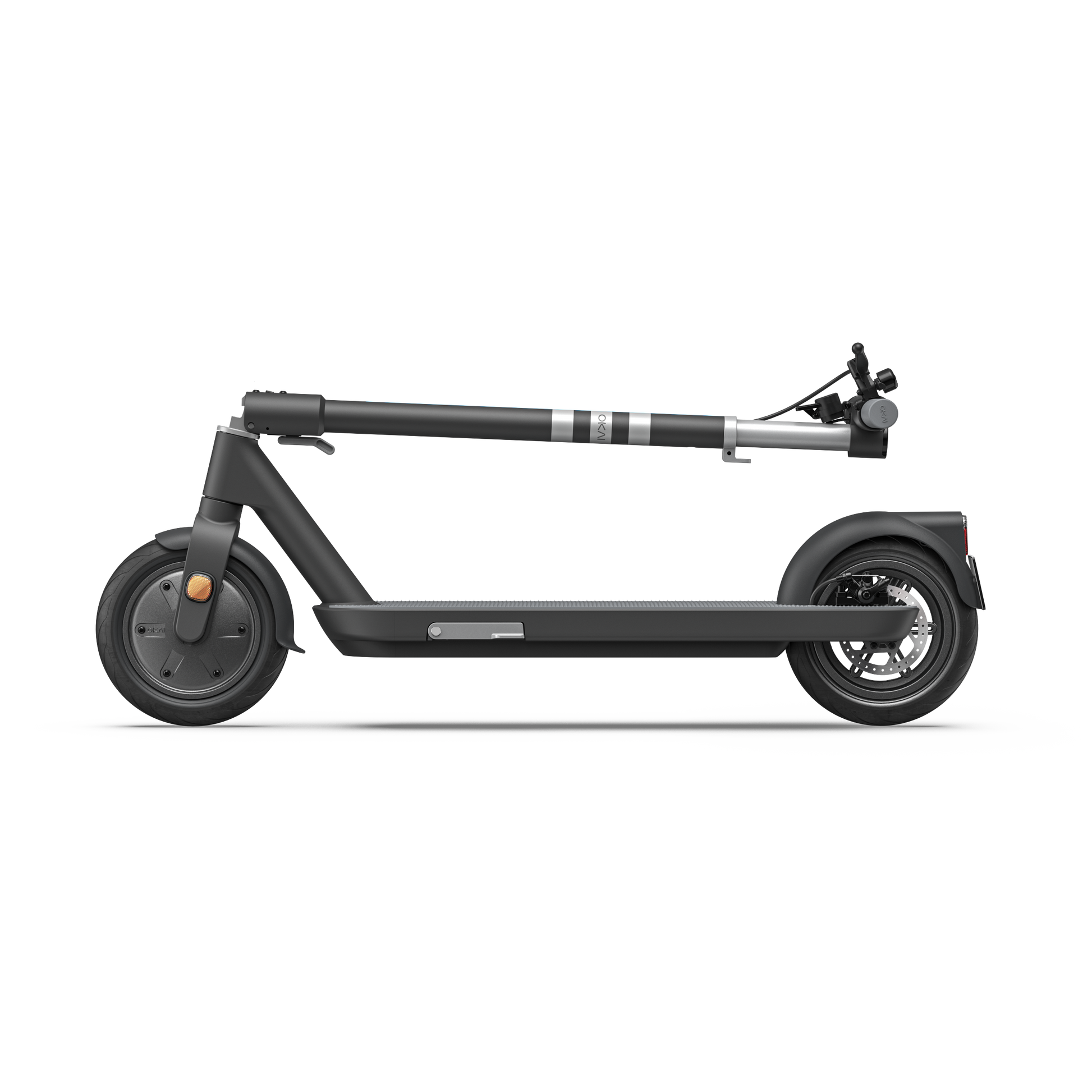 Foldable Electric Scooter W 18.6 Miles Max Operating Range & 15.5 Mph Max Speed Black Black Aluminum