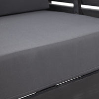 Outdoor Acacia Wood Club Chairs With Cushions, Dark Gray, 27.75"D X 32"W X 27.75"H Yes Grey Foam Acacia Wood