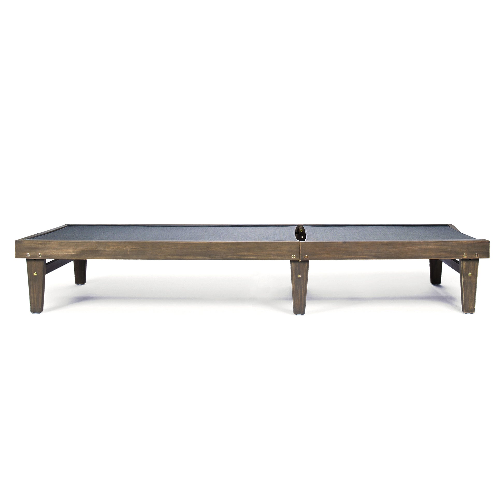 Summerland Chaise Lounge Dark Grey Mesh Dark Grey Aluminum