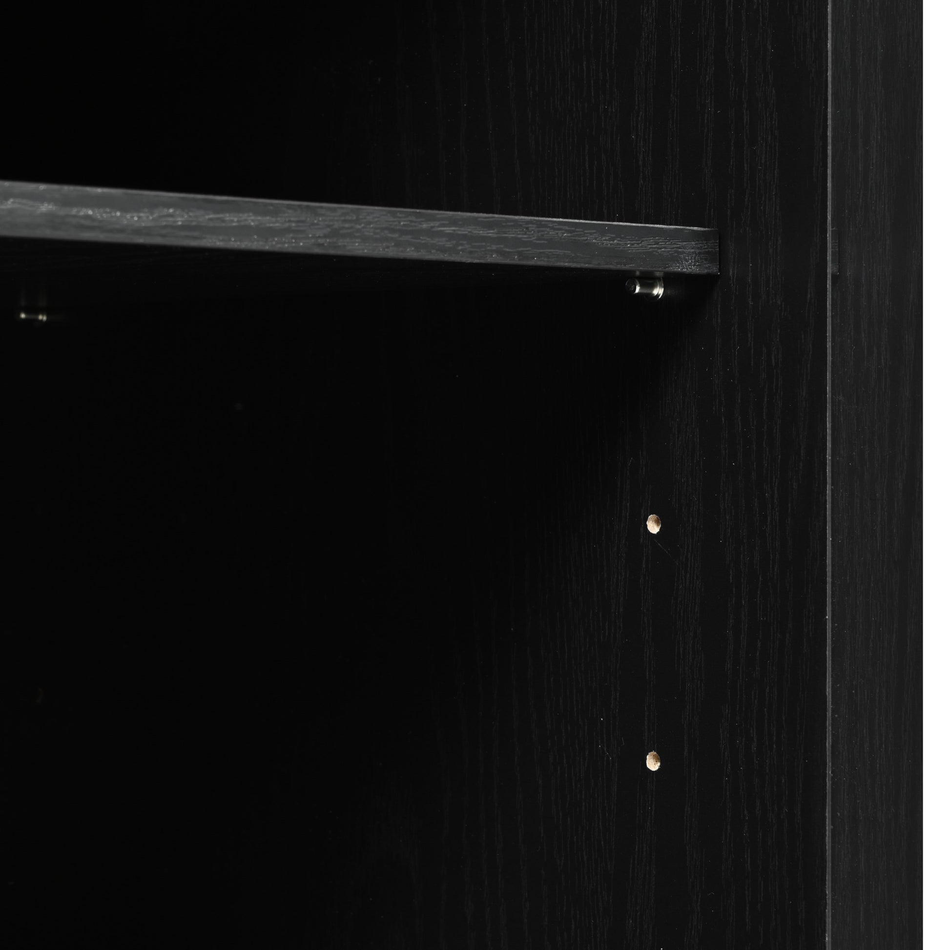 K&K 53.7" Farmhouse Kitchen Island With Power Outlet, 2 Sliding Barn Door Kitchen Storage Island With Drop Leaf, Spice Rack Rolling Kitchen Cart On Wheels, For Home, Kitchen And Dining Room, Black