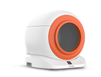 Smart Cat Litter Box Cat Litter Box Self Cleaning White Stainless Steel Polypropylene