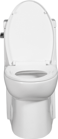 1.28 Gpf One Piece Toilet Single Flushwater Saving Elongated Comfort Height Floor Mounted, Soft Closing Seat, 1000 Gram Map Flushing Score Toilet, Gloss White 23T03 Gw White Ceramic