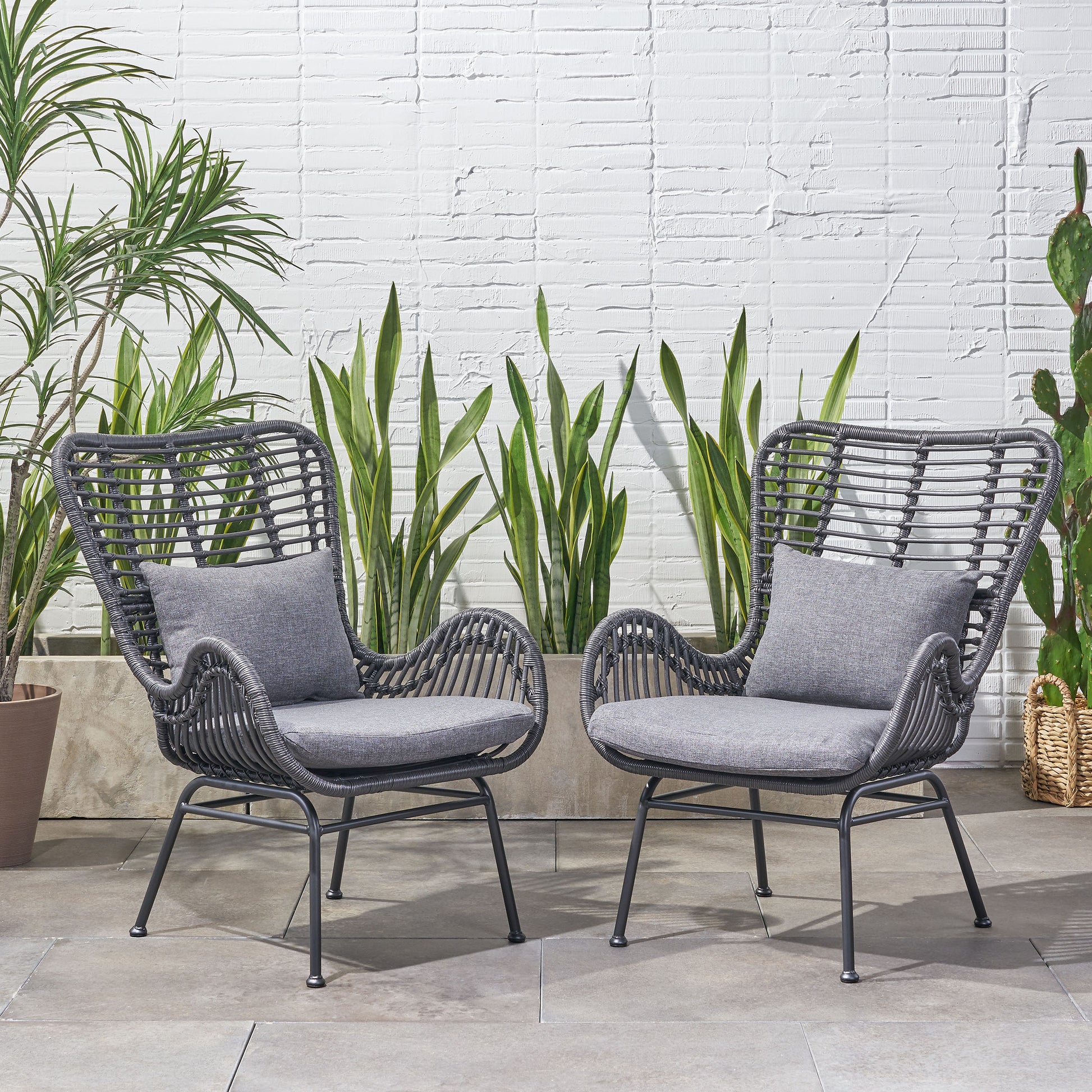 Montana Chair Grey Iron Plastic