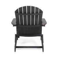 Malibu Adirondack Chair Dark Grey Acacia Wood