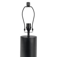 Aura Black Table Lamp With On Off Switch Black Block Base Black,White Table&Floor Lamps Metal