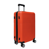 Luggage 4 Piece Set With Spinner Wheels, Hardshell Lightweight Suitcase With Tsa Lock,Checked Luggage,Orange 12 20 24 28In Orange Abs