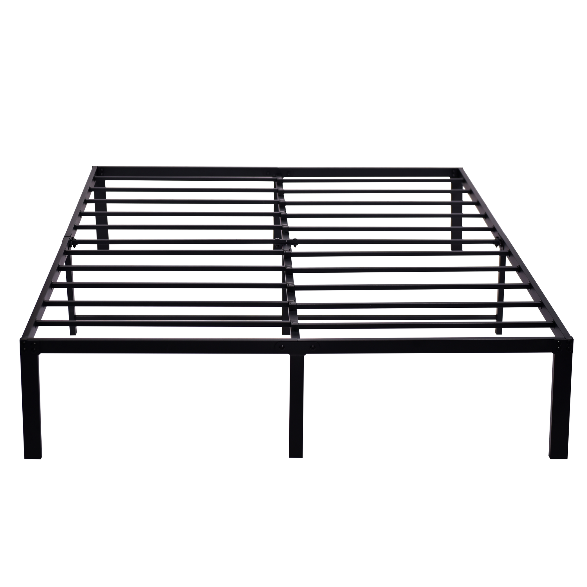 Metal Bed Frame, Simple And Atmospheric Metal Platform Bed Frame, Storage Space Under The Bed Heavy Duty Frame Bed, Sturdy Full Size Bed Frame, Suitable For Bedroom Full Black Metal