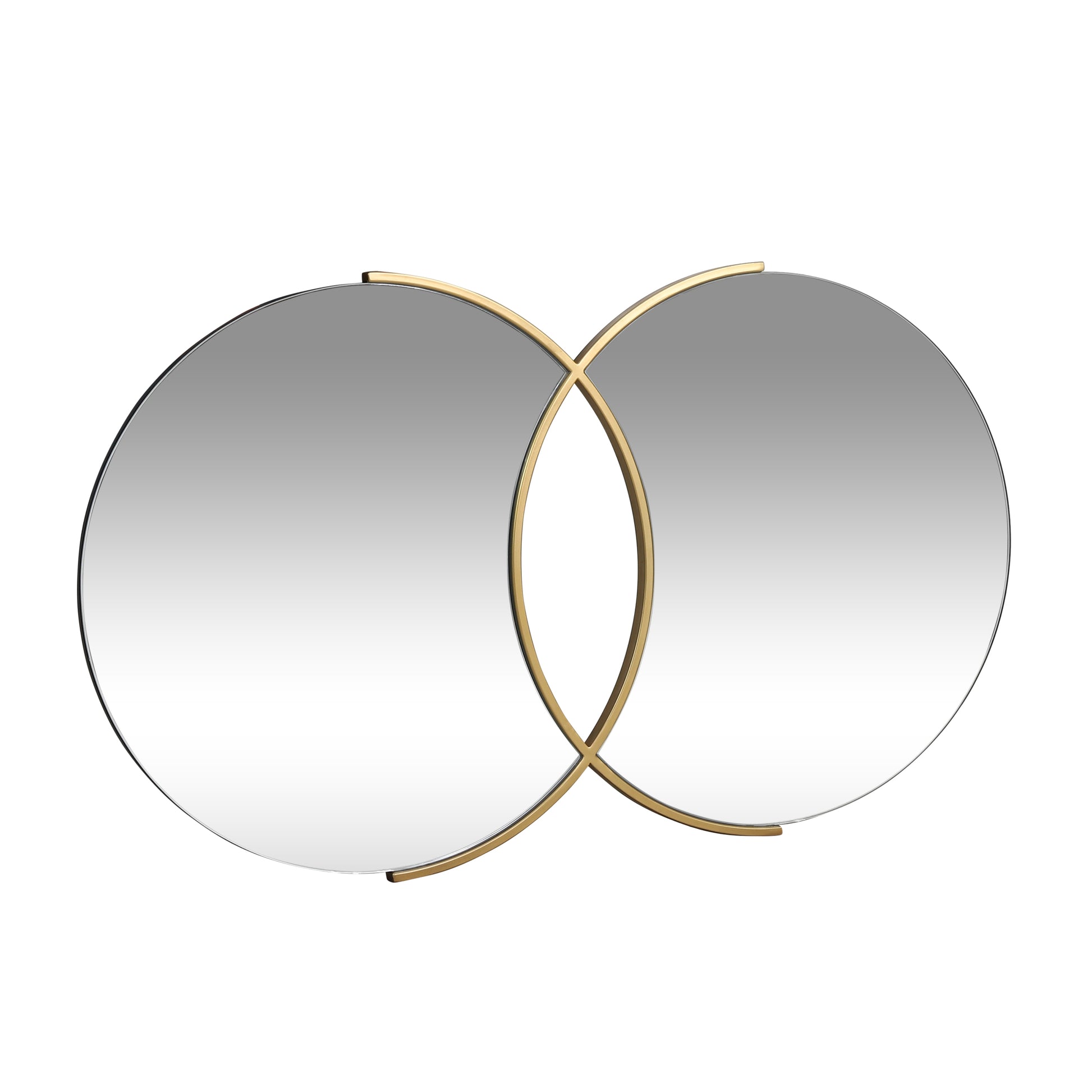 Wall Mirror Gold Iron