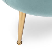 3 Seater Sofa Turquoise Velvet