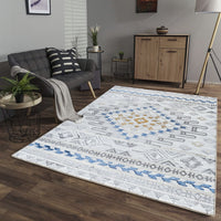 Legacy Gc Cam8001 Multi 7 Ft. 10 In. X 9 Ft. 10 In. Area Rug White Polyester