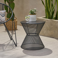 Nevada Side Table Matte Black Iron