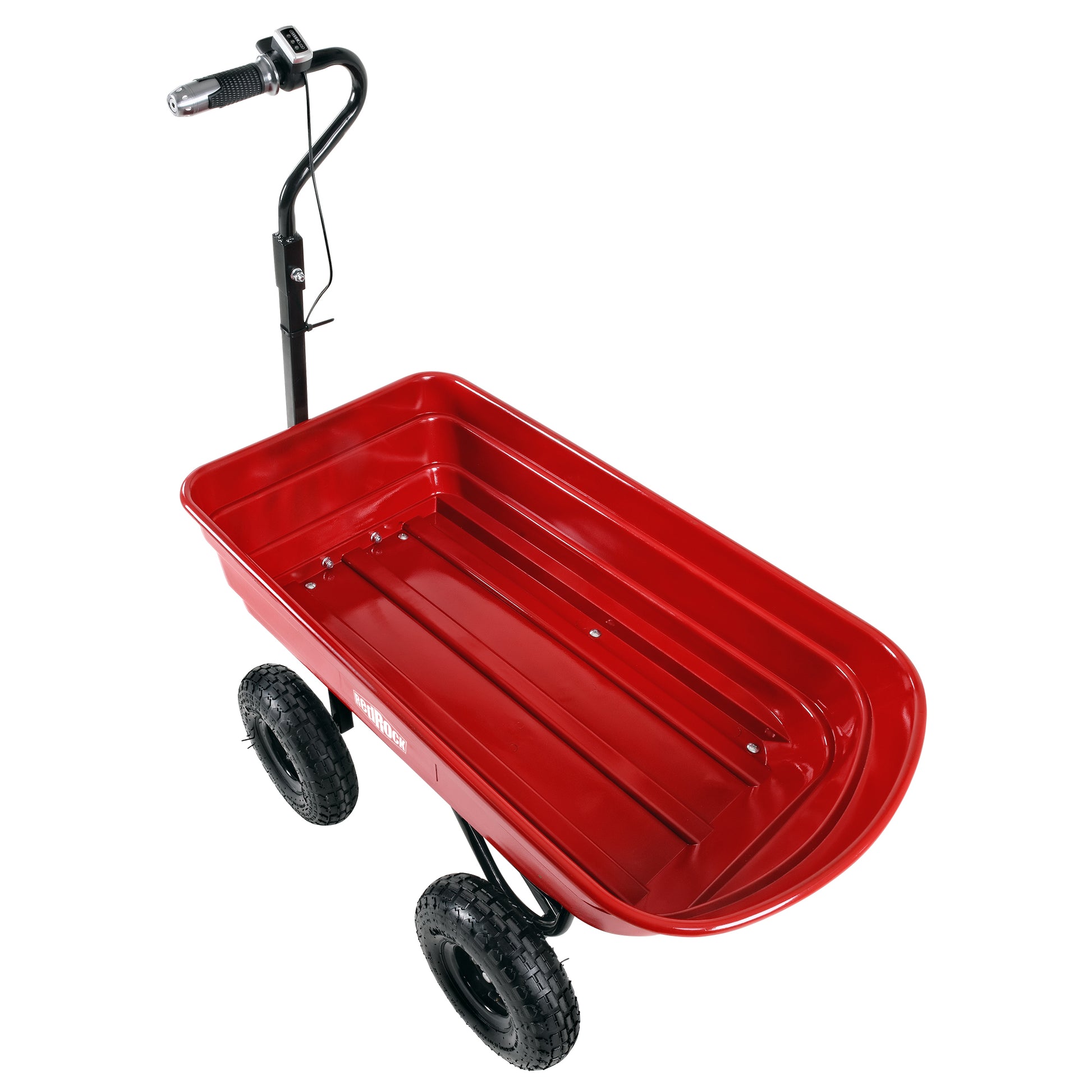 Hassle Free Assemble: This Utility Cart'S Durable Steel Frame Is Easy To Assemble While The Sturdy Poly Tub Is Easy To Clean And Rust Resistant Black Red Abs Steel Q235