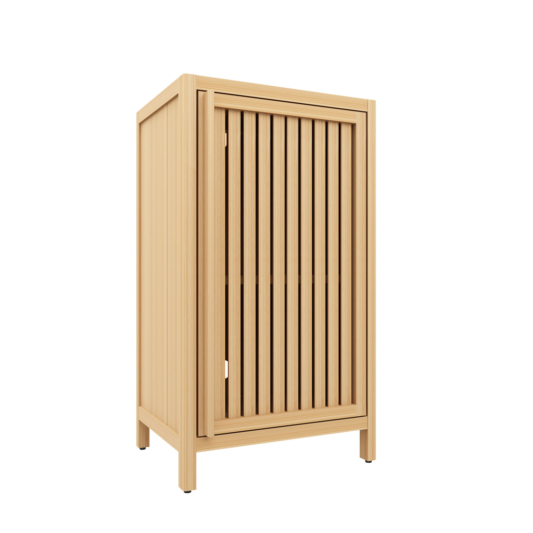 Bathroom Bamboo Storage Cabinet, Freestanding Floor Cabinet With Door And Shelf For Bathroom, Living Room, Bedroom, Hallway, Kitchen 1 2 Drawers Natural Natural,Natural Wood Nature Bathroom Bamboo Bamboo