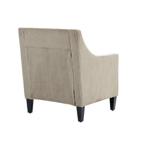 Coolmore Modern Accent Chair,Upholstered Armchair With Scooped Arms For Bedroom,Apartment,Studio,Office,Waiting Room Camel Corduroy Camel Primary Living Space Foam Corduroy