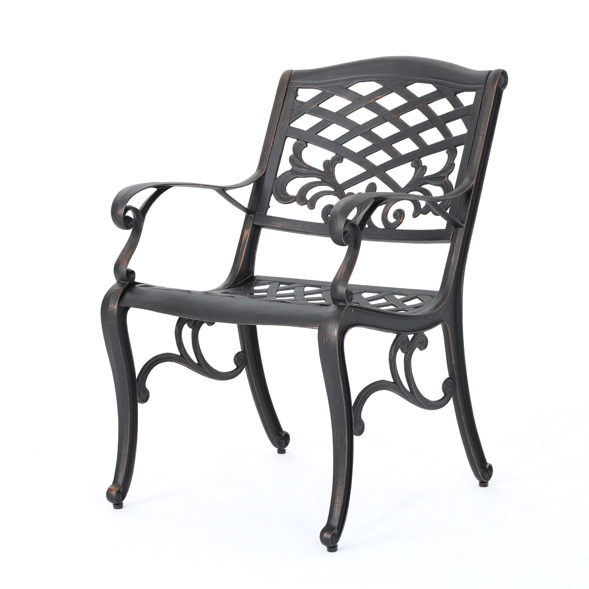Phoenix Arm Chair Set Of 2 Copper Aluminium