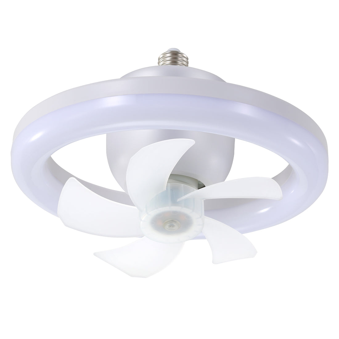 Socket And Remote 360 Rotating Ceiling Fan 3 Colors And 3 Wind Speeds White Pc