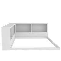 Metal Full Size Daybed With Storage Cabinets And Usb Ports, White Full White Metal