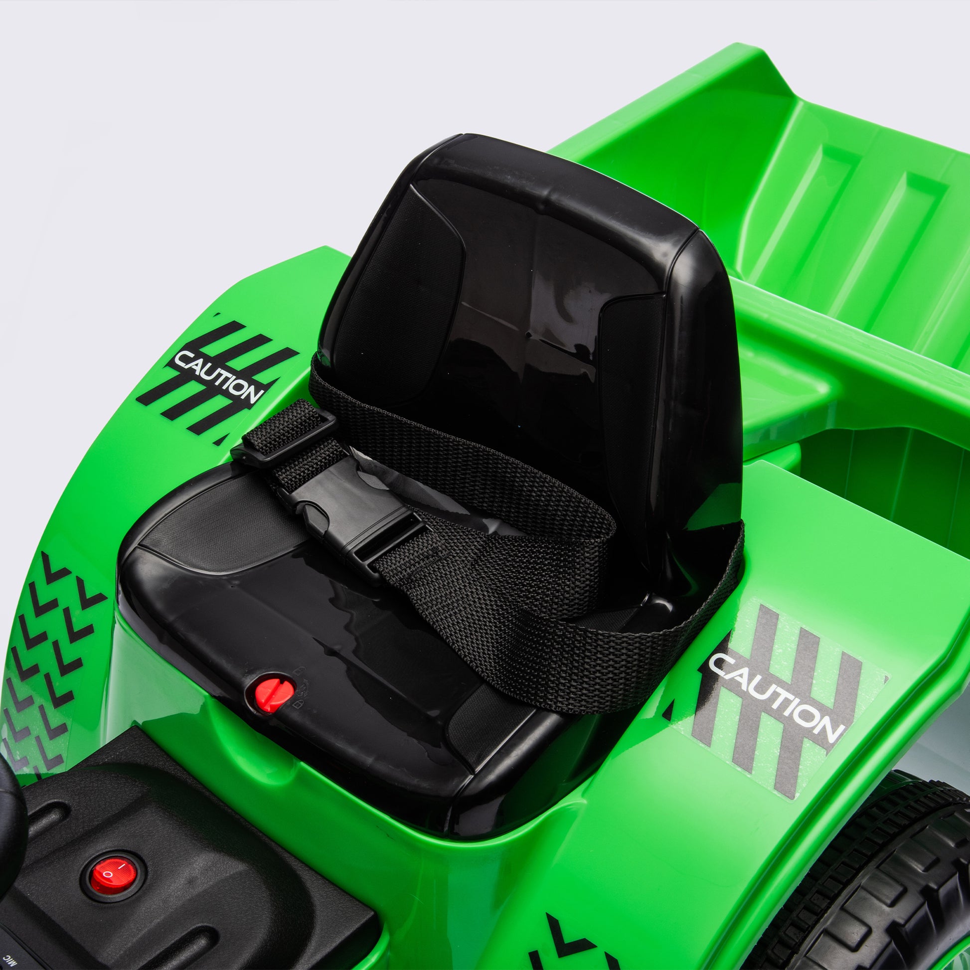 12V Kids Ride On Electric Tractor Black Knight,Kids Ride On Toy.2Wd,Non Skid Tires, Steering Wheel, Foot Pedal,With Removable Storage Tug,Light,Bluetooth,Music,Mp3,Usb,Power Display For Kids Aged 3 . Green 50 99 Lbs Polypropylene
