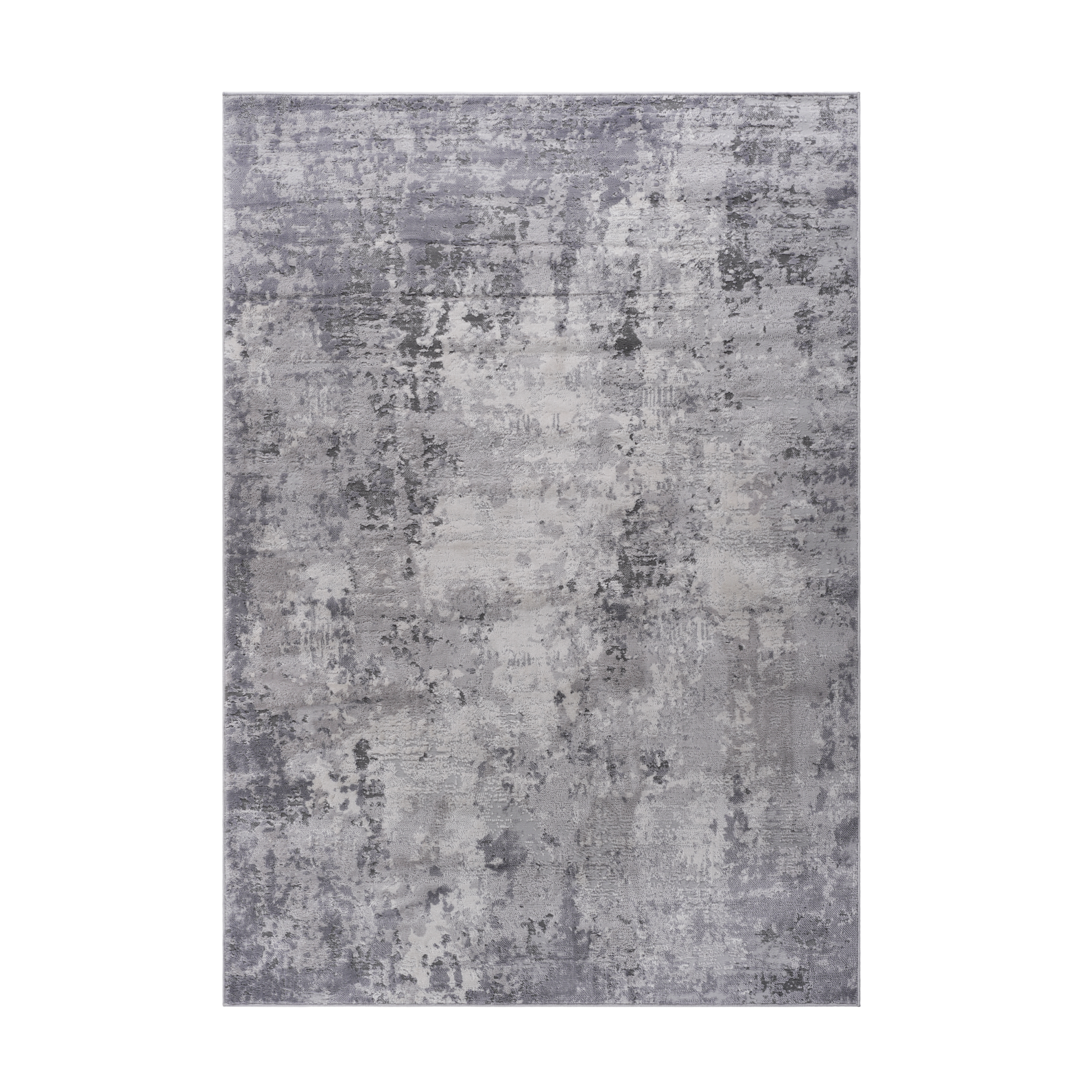 6X9 Light Grey Abstract Non Shedding Living Room Bedroom Dining Home Office Stylish And Stain Resistant Area Rug Light Grey Polyester