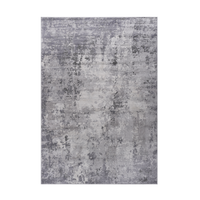 5X7 Light Grey Abstract Non Shedding Living Room Bedroom Dining Home Office Stylish And Stain Resistant Area Rug Light Grey Polyester