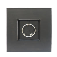 Wellington 40 Square Fire Pit 50 Brown Gold Iron