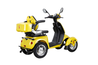 Fastest Mobility Scooter With Four Wheels For Adults & Seniors Yellow Abs Pc