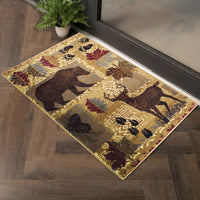 Nature'S Nest Gc Cbl3002 Multi 2 Ft. 7 In. X 7 Ft. 3 In. Lodge Area Rug Beige Polypropylene