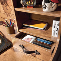 Ahoy Desk Brown Oak Particle Board