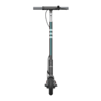 Foldable Electric Scooter W 18.6 Miles Max Operating Range & 15.5 Mph Max Speed Black Black Aluminum