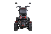 Electric Mobility Recreational Travel Scooter For Adults,Mobility Scooters For Seniors, 4 Wheel Powered Mobility Scooters Black Abs Pc