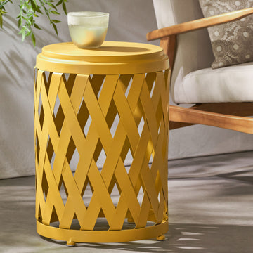 Selen 15 Side Table Yellow Iron