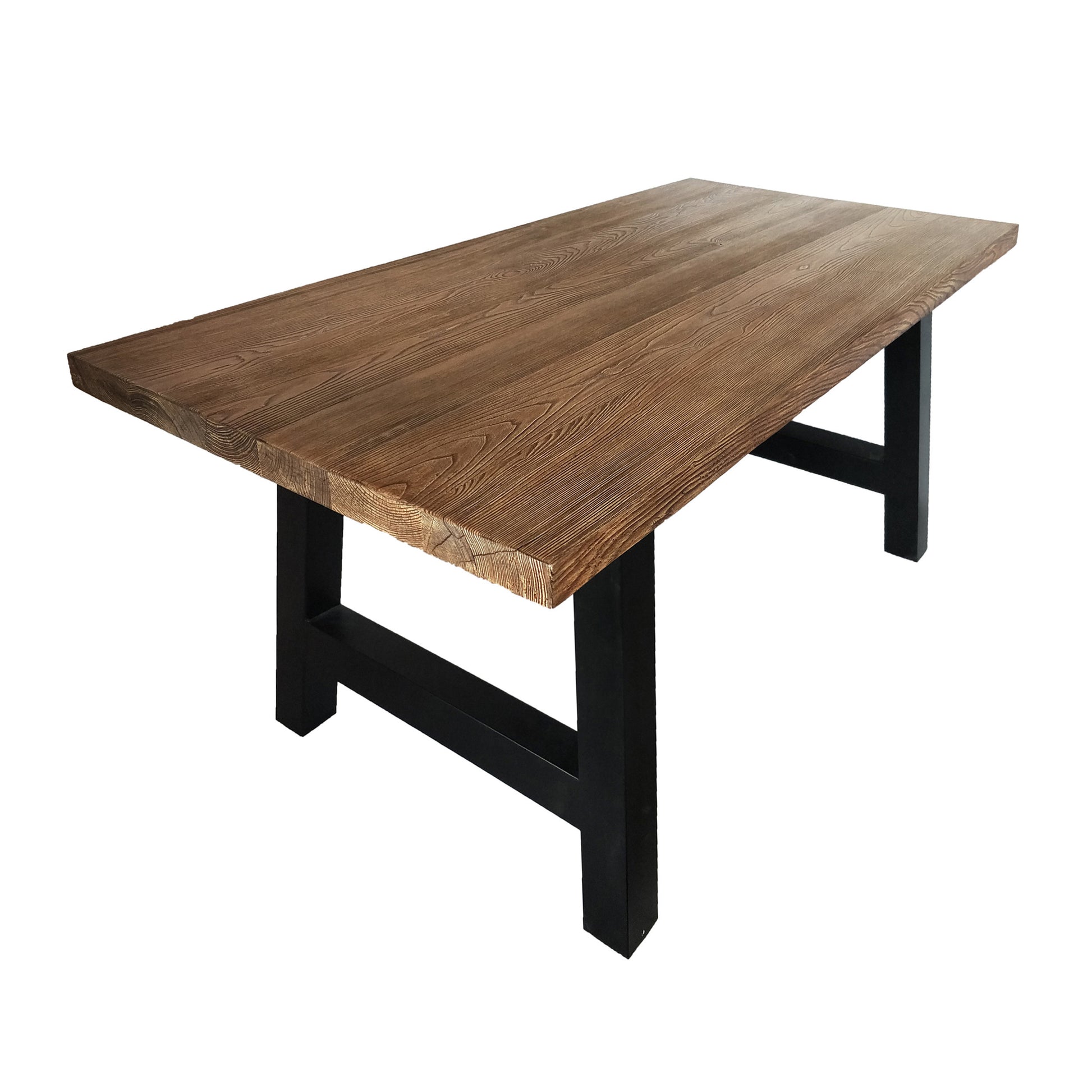 Lido Concrete Dining Table Oak Concrete