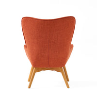 Contour Chair Orange Fabric