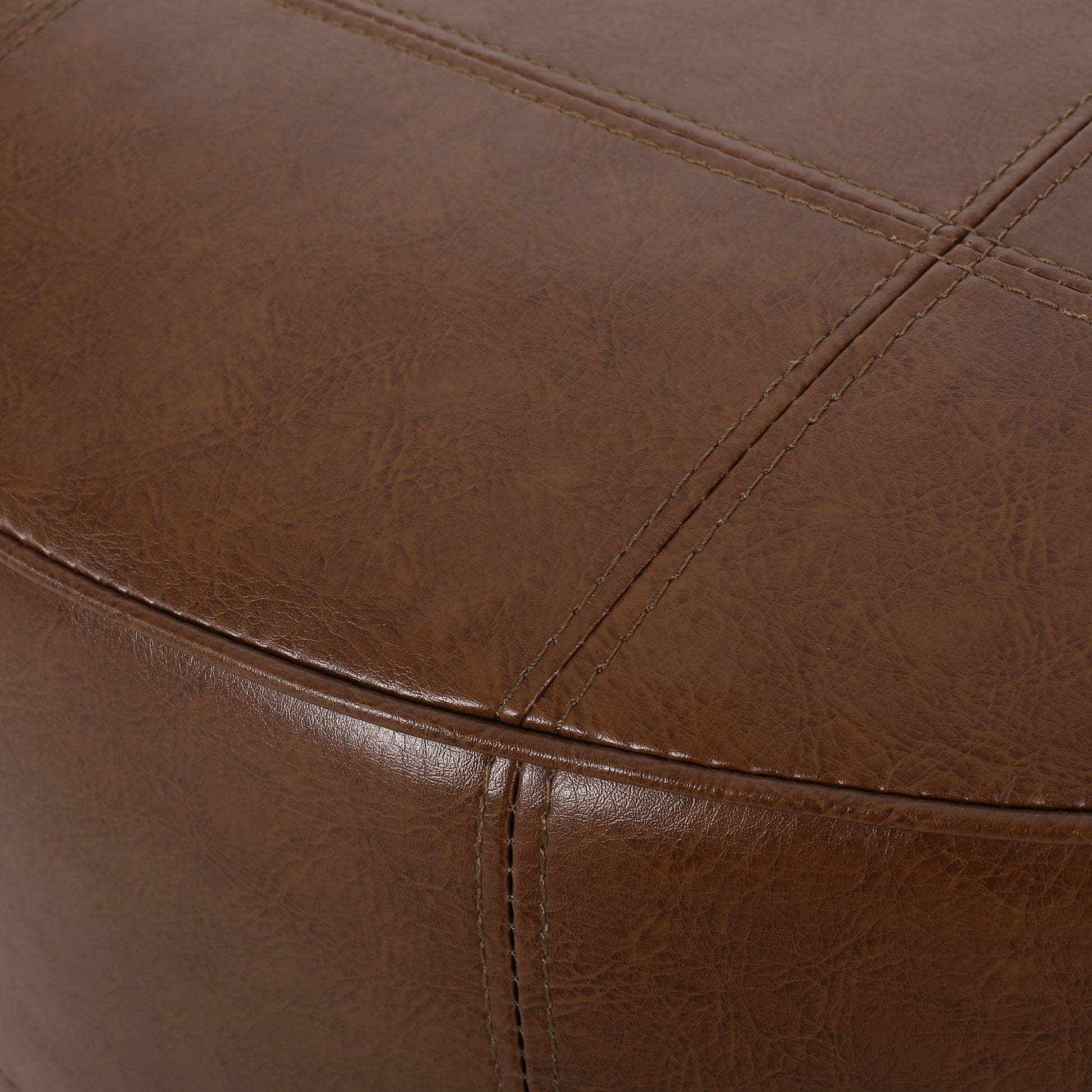 Ottoman Light Brown Pu