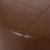 Ottoman Light Brown Pu