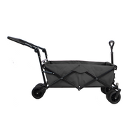 Utility Park Garden Cart Tool Customized Color Folding Camping Trolley Outdoor Picnic Beach Wagon Black Garden & Outdoor Oxford Fabric Metal