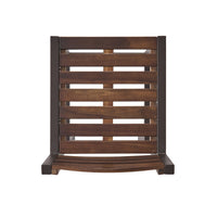 Milos Outdoor Acacia Wood Barstool Set Of 2 Dark Brown Acacia Wood