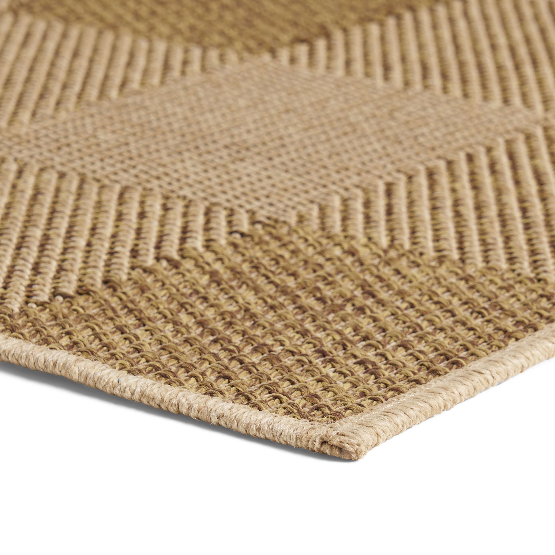 5'3" X 7' Indoor Outdoor Area Rug, Natural Natural Polypropylene